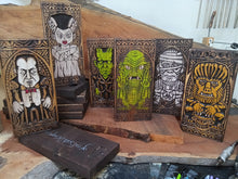 Load image into Gallery viewer, Classic Monsters Tiki Carvings