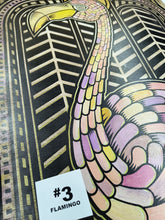 Load image into Gallery viewer, Flamingo Painted Screen Print 16 x 24 inches