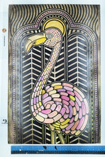 Load image into Gallery viewer, Flamingo Painted Screen Print 16 x 24 inches