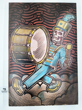 Load image into Gallery viewer, The Big Easy Skeleton Marching Band Screen Painted Print 16 x 24 inches