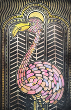 Load image into Gallery viewer, Flamingo Painted Screen Print 16 x 24 inches