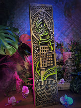 Load image into Gallery viewer, Tiki of Lizard Monster the Rampaged a City
