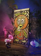 Load image into Gallery viewer, Orange Tiki Bird Totem
