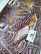Load image into Gallery viewer, The After Party - Skeletons Eating Pizza - Painted Screen Print 16 x 24 inches