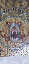 Load image into Gallery viewer, Bear 24x32 Carved Wooden Art - Perfect for Rustic Cabin Decor with Intricate Details