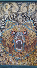 Load image into Gallery viewer, Bear 24x32 Carved Wooden Art - Perfect for Rustic Cabin Decor with Intricate Details