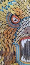 Load image into Gallery viewer, Bear 24x32 Carved Wooden Art - Perfect for Rustic Cabin Decor with Intricate Details
