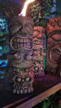 Load image into Gallery viewer, Mourning Skull Tiki Planter