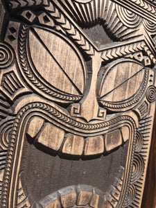 Tiki Wood Carving