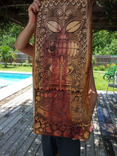 Load image into Gallery viewer, Tiki Land and Sea Wood Carving Set