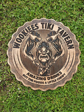 Load image into Gallery viewer, Wookiee Tiki Tavern Bar Sign
