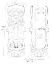 Load image into Gallery viewer, Mourning Skull Tiki Planter