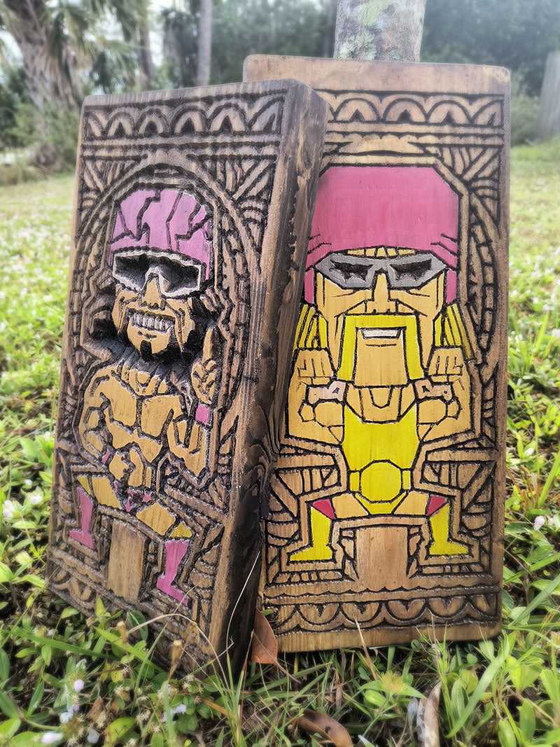 Macho Man Hulk Tiki Art