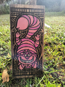 Cheshire Cat Tiki Totem