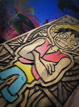 Load image into Gallery viewer, Luffy Tiki Totem One Piece Tiki Art
