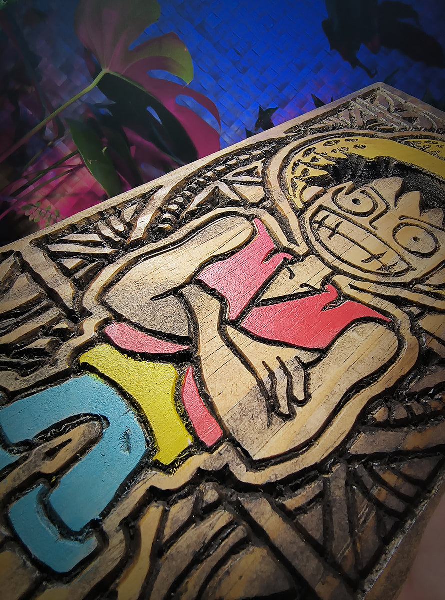 Luffy Tiki Totem One Piece Tiki Art – GreatScottDesigns