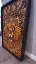 Load image into Gallery viewer, Bear 24x32 Carved Wooden Art  - Perfect for Rustic Cabin Decor with Intricate Details
