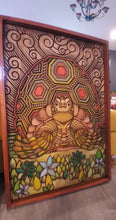 Load image into Gallery viewer, Turtle Wood Carved Painting

