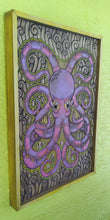 Load image into Gallery viewer, Octopus Wood Carved Painting

