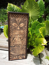 Load image into Gallery viewer, Tiki Wood Forest Carving
