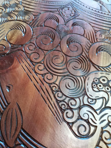 Tiki Land and Sea Wood Carving Set