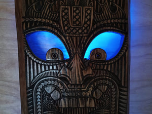 Tiki Mask Wall Art Live Egde Pine (FREE SHIPPING)